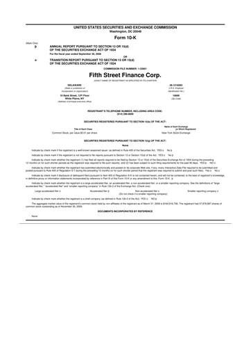 Thumbnail Oaktree Specialty Lending Corporation 10-K Annual Report 