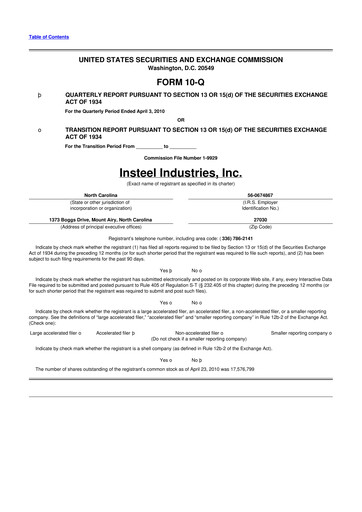 Thumbnail Insteel Industries 10-Q Quarterly Report FY 