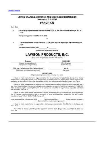 Thumbnail Distribution Solutions Group 10-Q Quarterly Report FY 