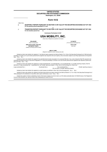 Thumbnail Spok Holdings
 10-Q Quarterly Report FY 