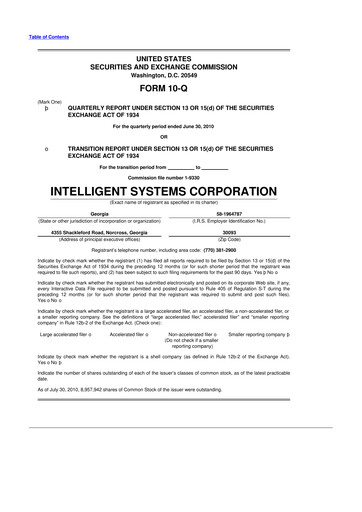 Miniature CoreCard 10-Q Rapport trimestriel  
