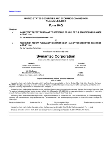 Thumbnail Gen Digital 10-Q Quarterly Report FY2011 