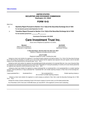Thumbnail Tiptree 10-Q Quarterly Report FY 