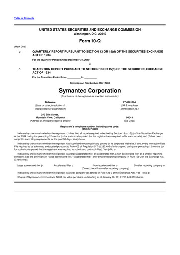 Thumbnail Gen Digital 10-Q Quarterly Report FY2011 