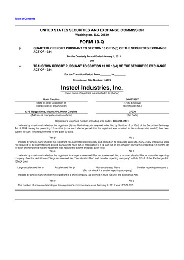 Thumbnail Insteel Industries 10-Q Quarterly Report FY 
