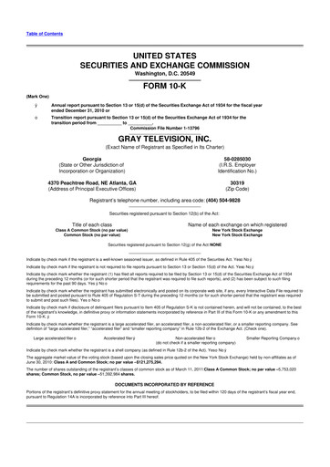 Thumbnail Gray Media
 10-K Annual Report 