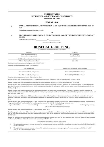 Thumbnail Donegal Group 10-K Annual Report 