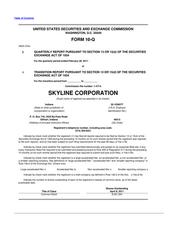 Miniature Champion Homes 10-Q Rapport trimestriel  