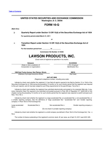 Thumbnail Distribution Solutions Group 10-Q Quarterly Report FY 