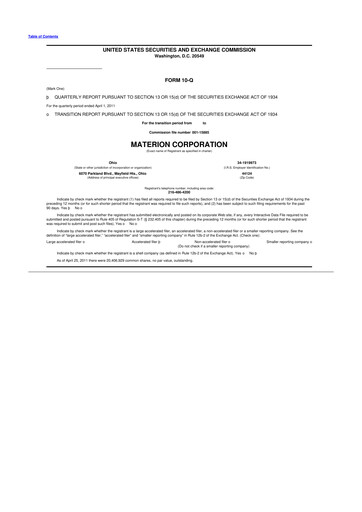 Thumbnail Materion
 10-Q Quarterly Report FY 