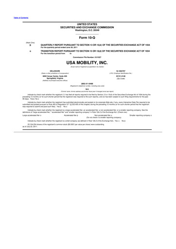 Thumbnail Spok Holdings
 10-Q Quarterly Report FY2011 