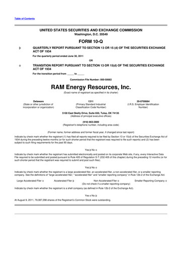 Vorschaubild Battalion Oil 10-Q Quartalsbericht 2011 
