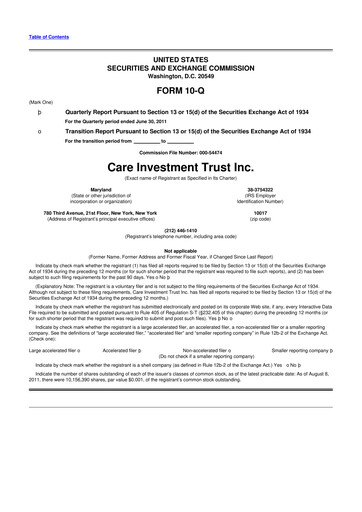 Thumbnail Tiptree 10-Q Quarterly Report FY2011 