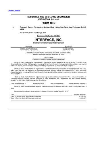 Thumbnail Interface, Inc. 10-Q Quarterly Report FY2011 