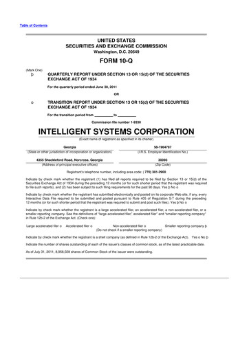 Miniature CoreCard 10-Q Rapport trimestriel 2011 