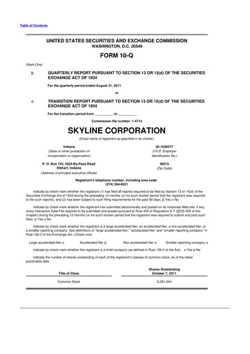 Miniature Champion Homes 10-Q Rapport trimestriel 2012 