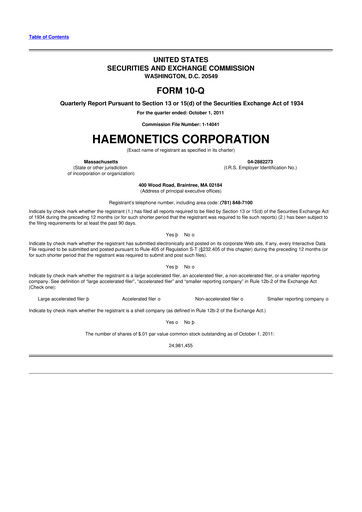 Thumbnail Haemonetics 10-Q Quarterly Report FY2012 