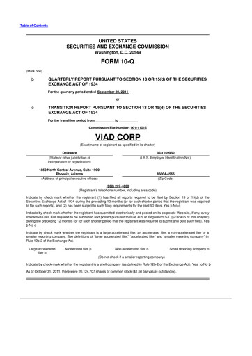 Thumbnail Pursuit Attractions and Hospitality 10-Q Quarterly Report FY2011 