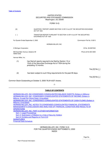 Thumbnail MillerKnoll 10-Q Quarterly Report FY 