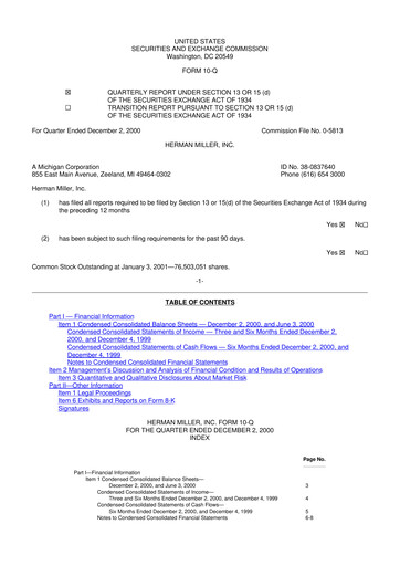 Thumbnail MillerKnoll 10-Q Quarterly Report FY 