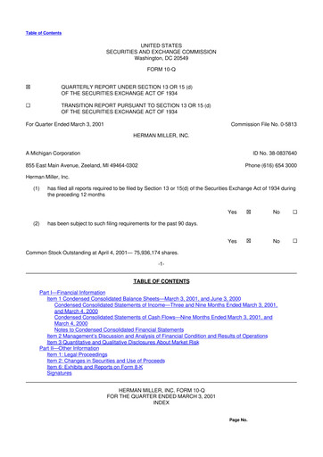 Thumbnail MillerKnoll 10-Q Quarterly Report FY 