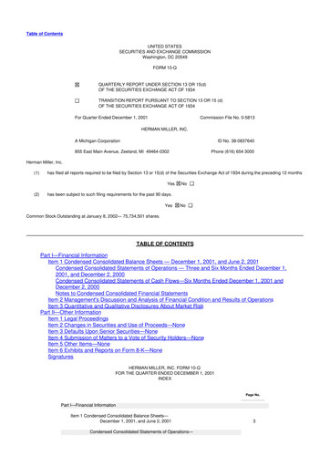 Thumbnail MillerKnoll 10-Q Quarterly Report FY 