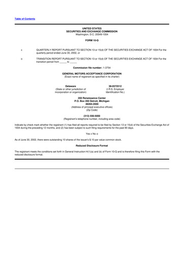 Thumbnail Ally Financial 10-Q Quarterly Report FY 