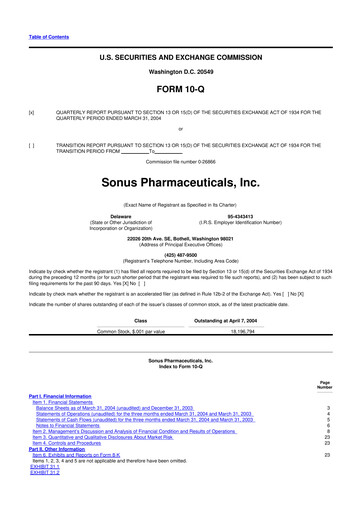 Thumbnail Achieve Life Sciences
 10-Q Quarterly Report FY 