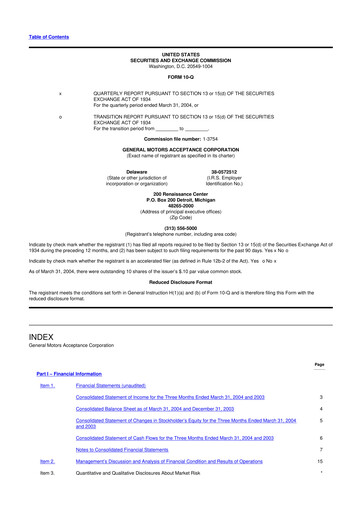 Thumbnail Ally Financial 10-Q Quarterly Report FY 