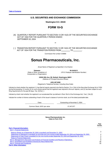 Thumbnail Achieve Life Sciences
 10-Q Quarterly Report FY 