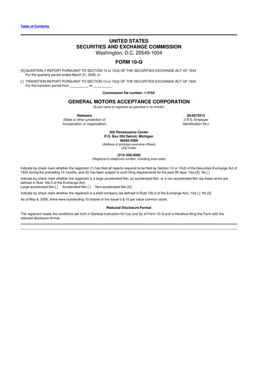 Thumbnail Ally Financial 10-Q Quarterly Report FY 