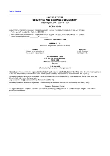 Thumbnail Ally Financial 10-Q Quarterly Report FY 