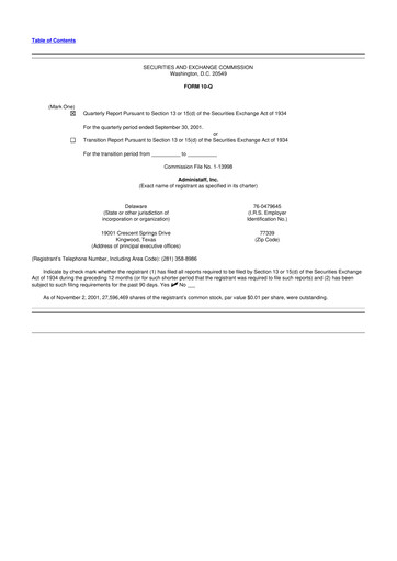 Thumbnail Insperity
 10-Q Quarterly Report FY 