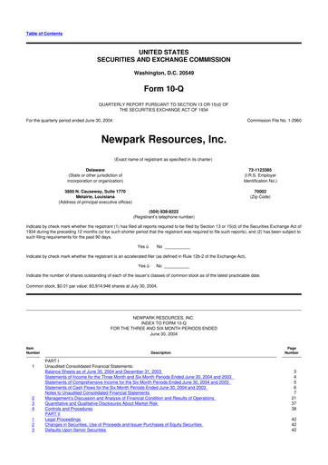 Thumbnail NPK International 10-Q Quarterly Report FY 