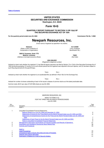 Thumbnail NPK International 10-Q Quarterly Report FY 