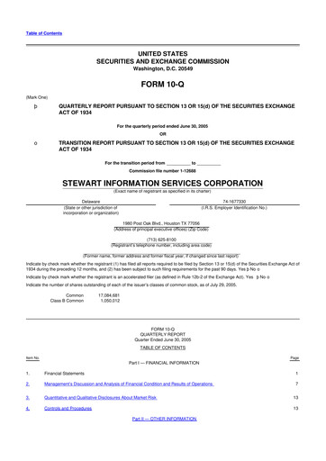 Thumbnail Stewart Information Services 10-Q Quarterly Report FY 
