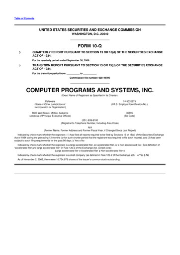 Thumbnail TruBridge 10-Q Quarterly Report FY 