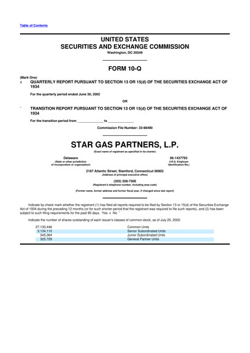 Thumbnail Star Group 10-Q Quarterly Report FY 