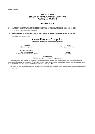 Thumbnail Octave Specialty Group 10-Q Quarterly Report FY 