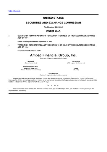 Thumbnail Octave Specialty Group 10-Q Quarterly Report FY 