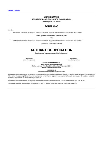 Thumbnail Enerpac Tool Group
 10-Q Quarterly Report FY 