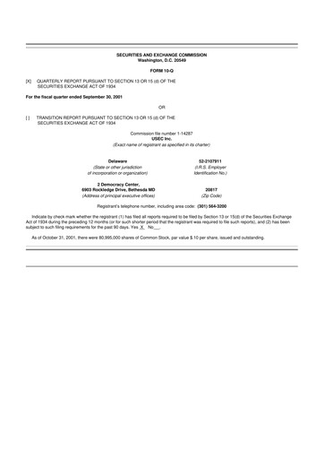 Vorschaubild Centrus Energy 10-Q Quartalsbericht  