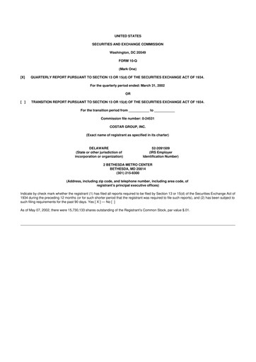 Thumbnail CoStar Group 10-Q Quarterly Report FY 