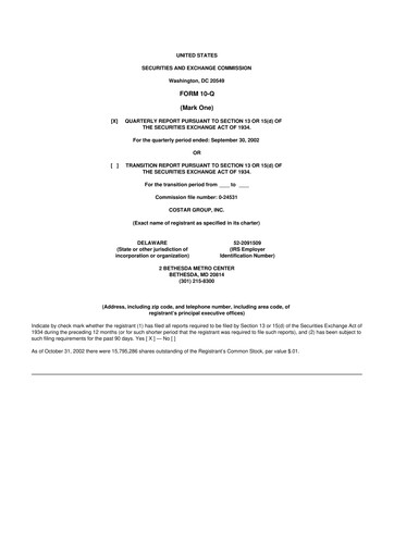 Thumbnail CoStar Group 10-Q Quarterly Report FY 