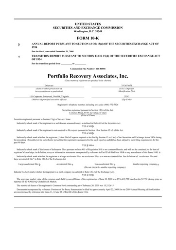 Vorschaubild PRA Group
 10-K Jahresbericht 