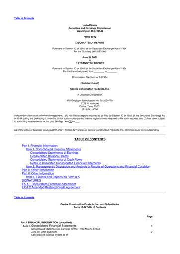 Thumbnail Eagle Materials
 10-Q Quarterly Report FY 