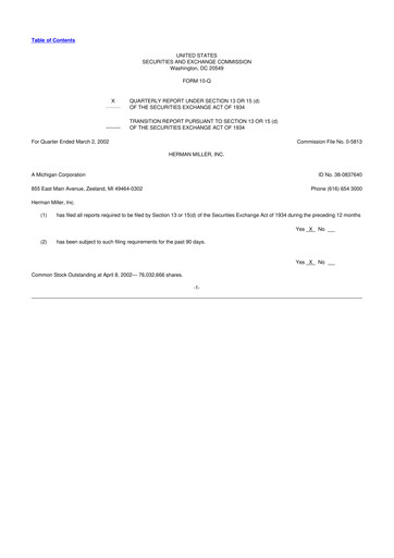 Thumbnail MillerKnoll 10-Q Quarterly Report FY 