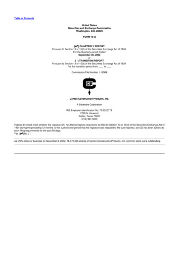 Thumbnail Eagle Materials
 10-Q Quarterly Report FY 