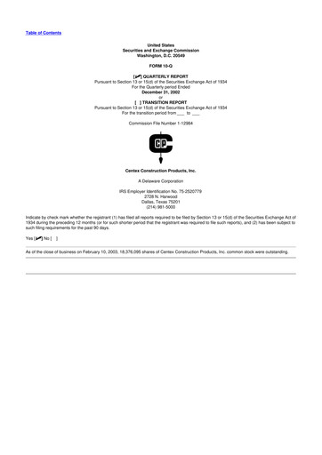 Thumbnail Eagle Materials
 10-Q Quarterly Report FY 