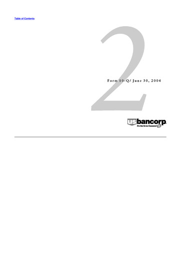Miniature U.S. Bancorp 10-Q Rapport trimestriel  